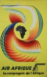 Affiche Ancienne Originale Air Afrique, la compagnie de l'Afrique - 14343626171628.jpg