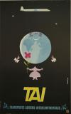 Affiche Ancienne Originale Tai transports aeriens intercontinentaux - 14343646571679.jpg