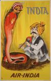 Affiche Ancienne Originale Air India, India - 1434364700602.jpg