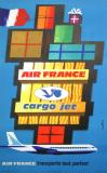 Affiche Ancienne Originale Air France, Cargo Jet - 14343647331988.jpg