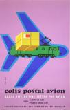 Affiche Ancienne Originale Colis postal avion - 14343648421952.jpg