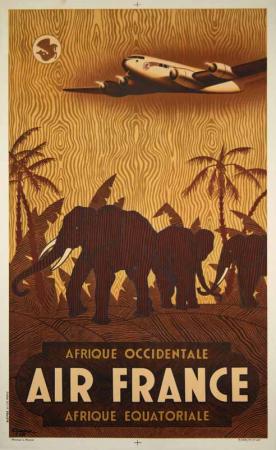  Affiche Ancienne Originale Air France Afrique Par Guerra - 1434357098444.jpg