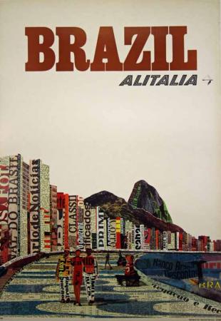  Affiche Ancienne Originale Brazil Alitalia Par Ano - 15683031921912.jpg