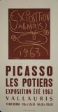  Affiche Ancienne Originale Les Potiers - Vallauris - Exposition été 1963 - 11971366791229.jpg