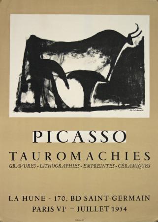  Affiche Ancienne Originale Picasso, Tauromachies, La Hune Paris Par Pablo Picasso - 11971256051930.jpg