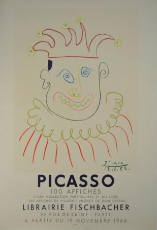  Affiche Ancienne Originale 100 Affiches, Librairie Fischbacher, Paris 1966 Par Picasso - 1197126236923.jpg