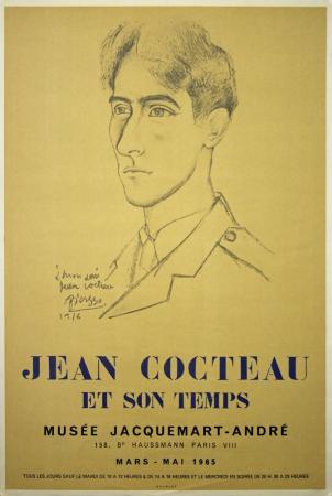  Affiche Ancienne Originale Jean Cocteau et son temps Par Picasso - 11971309871014.jpg