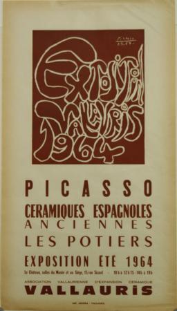  Affiche Ancienne Originale Exposition Vallauris 1964 Par Pablo Picasso - 11971349111145.jpg