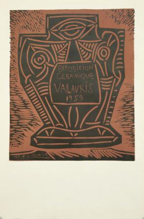  Affiche Ancienne Originale Exposition Céramique Vallauris 1959 Par Picasso - 1197136249500.jpg
