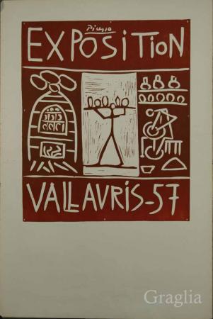  Affiche Ancienne Originale Exposition Vallauris 1957 Par Pablo Picasso - 119728003631.jpg