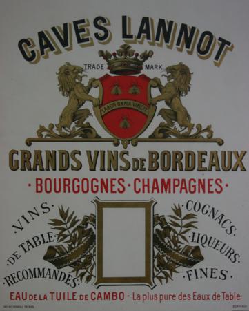 Affiche Ancienne Originale Caves Lannot Par Anonyme - 12293599641637.jpg