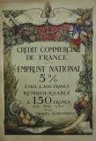  Affiche Ancienne Originale Crédit Commercial de France Emprunt 5% - 123912454918.jpg