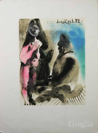  Affiche Ancienne Originale Galerie Louise Leiris, Avant la lettre, 1972 Par Picasso - 1484329922713.jpg